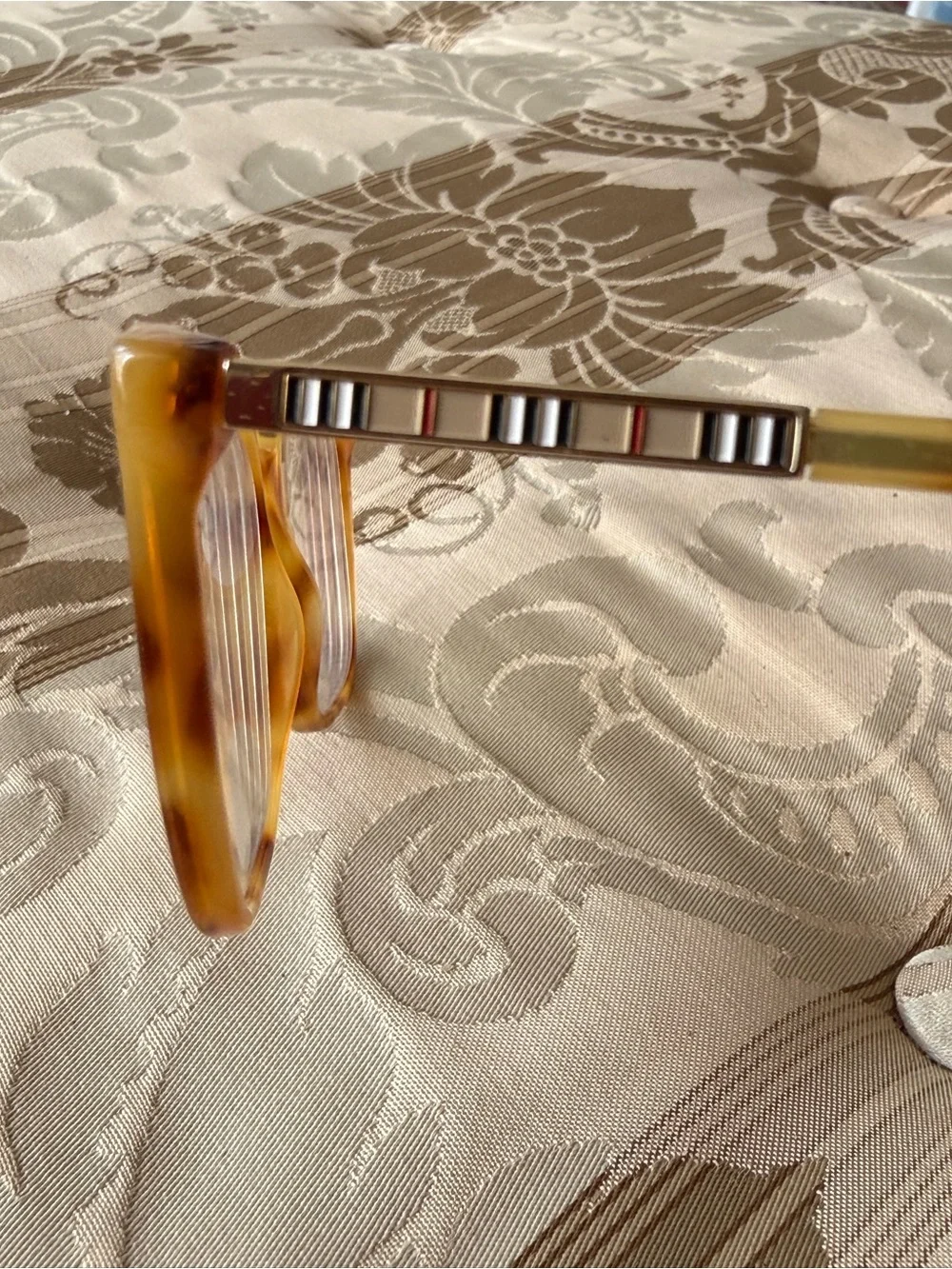 Burberry Tortoiseshell Square Frame Glasses
